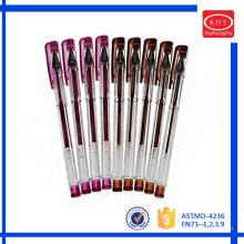 Hot sale multi colors non-toxic gel pen